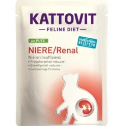 Kattovit Pouch Niere/Renal mit Pute 85g