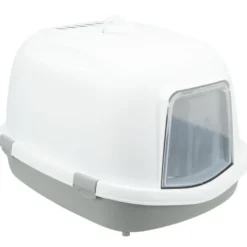 Katzentoilette Primo XXL Top m. Haube, 56x47x71cm, grau/weiß