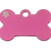 Knochen Klein Pink pastell mit Motiv Pfote
