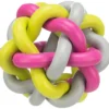 Knotenball, bunt, Naturgummi 10 cm