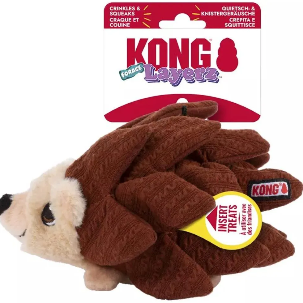 KONG Layerz Forage Hedgehog, 22cm