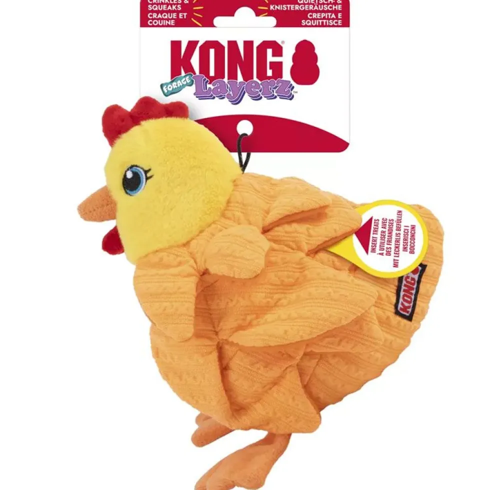 KONG Layerz Forage Hen, 22cm