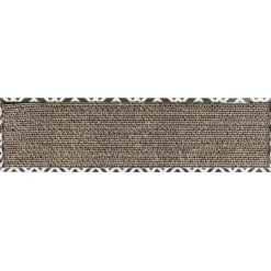 Kratzpappe Scratchy, 48 x 5 x 13 cm, schwarz/weiß
