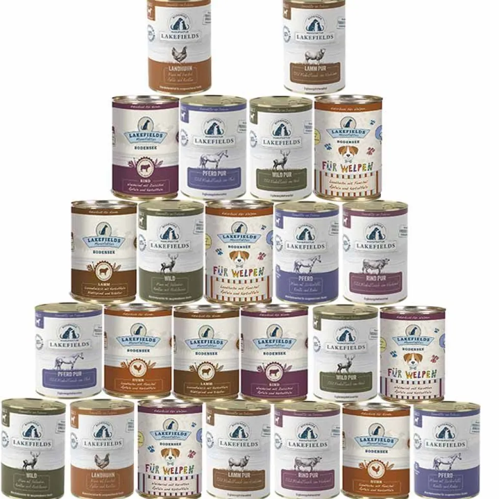 Lakefields Nassfutter Hund Vorteilspack 24 x 400g