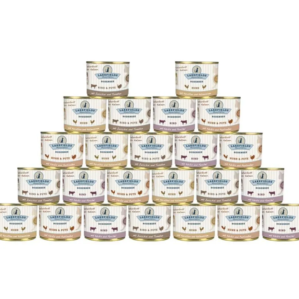 Lakefields Nassfutter Katze Vorteilspack 24 x 200g
