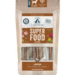 Lakefields SUPERFOOD Premium Sticks Landhuhn 130g