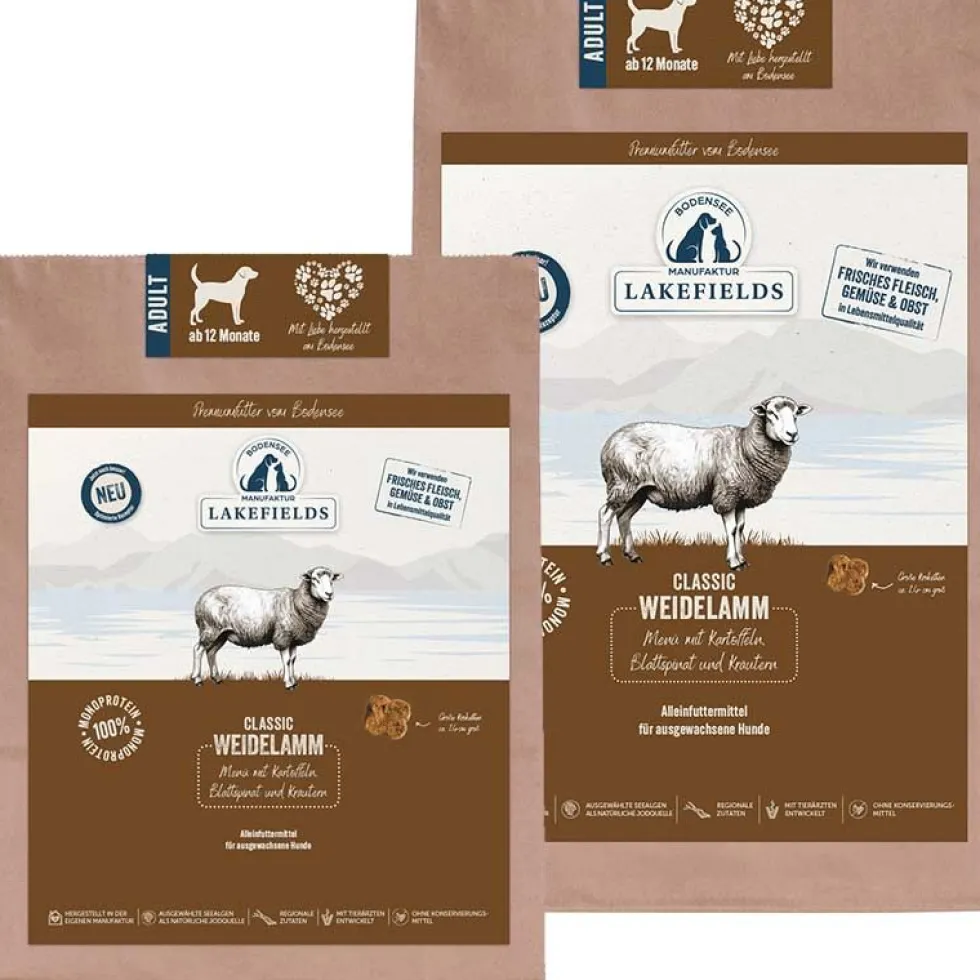 Lakefields Trockenfleisch-Menü Lamm