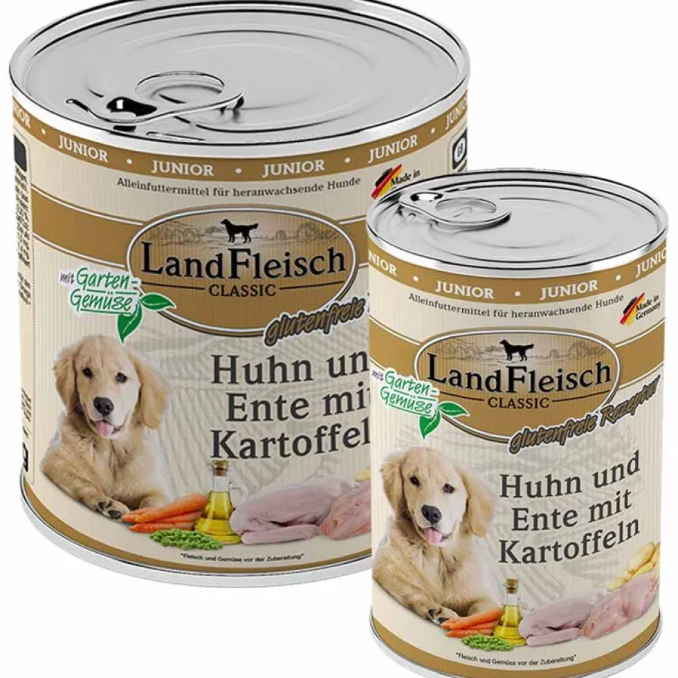 Landfleisch Junior Huhn, Ente und Kartoffeln