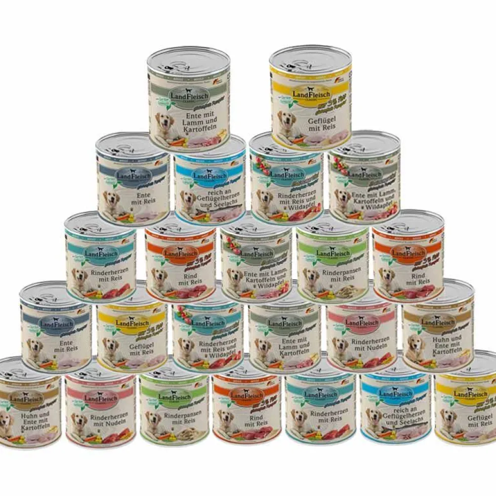 Landfleisch Vorteils- Sparpaket Dosen 24 x 800g
