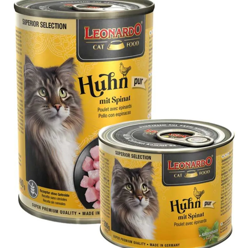 Leonardo Dose Huhn pur mit Spinat