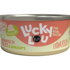 Lucky Lou Extrafood Thunfisch + Shrimps in Gelee 70g