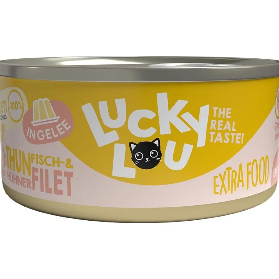 Lucky Lou Extrafood Thunfisch + Hühnerfilet in Gelee 70g
