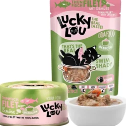 Lucky Lou Extrafood Thunfischfilet mit Gemüse in Broth