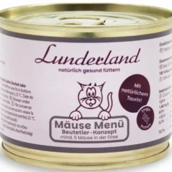 Lunderland Katze Mäuse Menü 200g