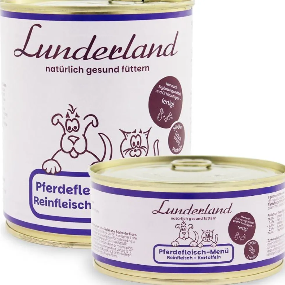 Lunderland Pferdefleisch-Menü
