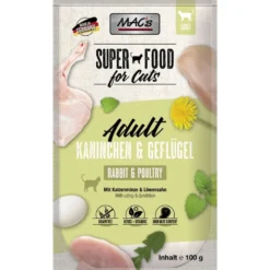 Macs Cat Pouch Kaninchen + Geflügel 100g