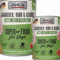 Macs Dog Kaninchen, Rind und Gemüse