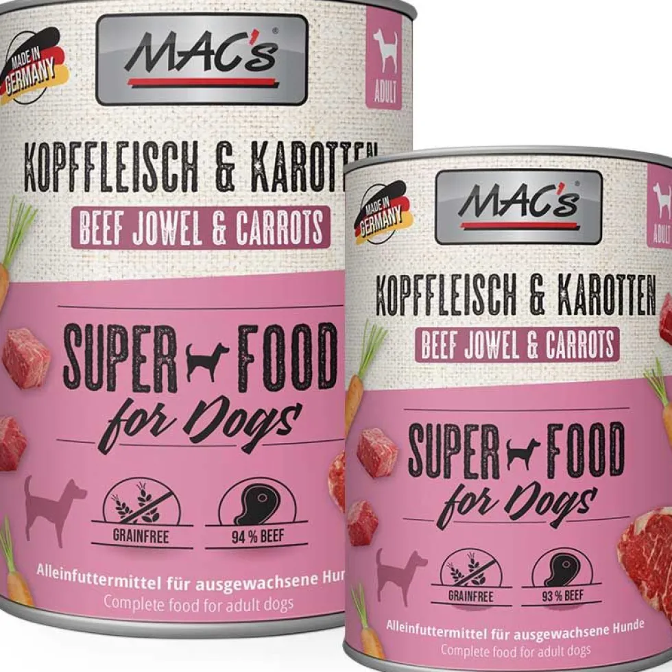 Macs Dog Kopffleisch und Karotten