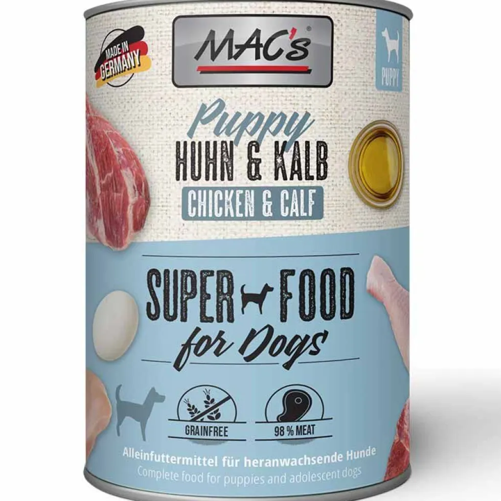 Macs Dog Puppy Huhn und Kalb