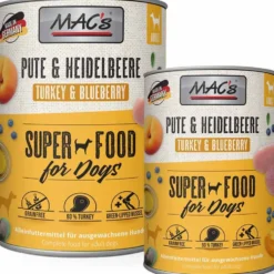 Macs Dog Pute und Heidelbeeren