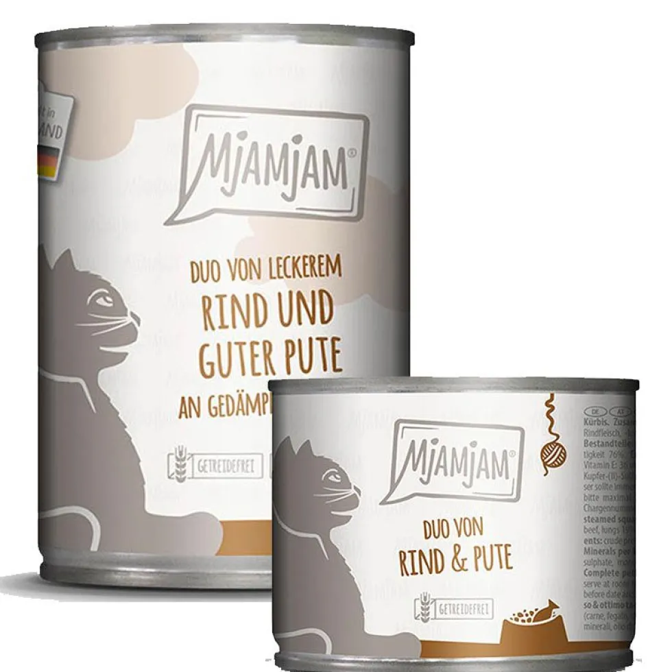 MjAMjAM DUO von leckerem Rind + guter Pute an Kürbis
