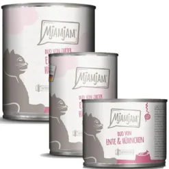 MjAMjAM DUO von zarter Ente + saftigem Hühnchen an Möhrchen