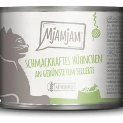 MjAMjAM schmackhaftes Hühnchen an gedünstetem Sellerie