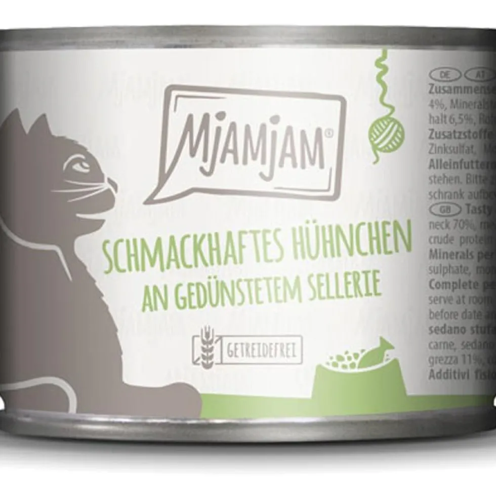 MjAMjAM schmackhaftes Hühnchen an gedünstetem Sellerie