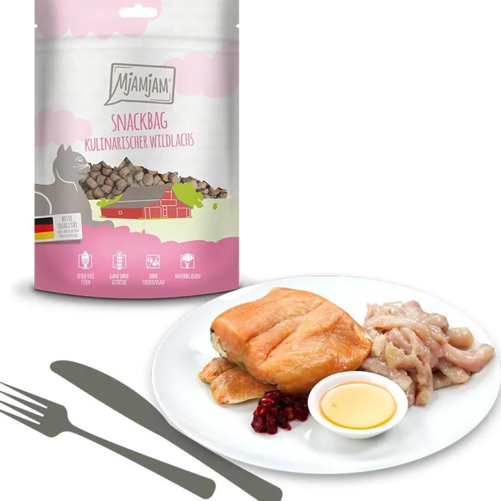 MjAMjAM Snackbag kulinarischer Wildlachs 125g