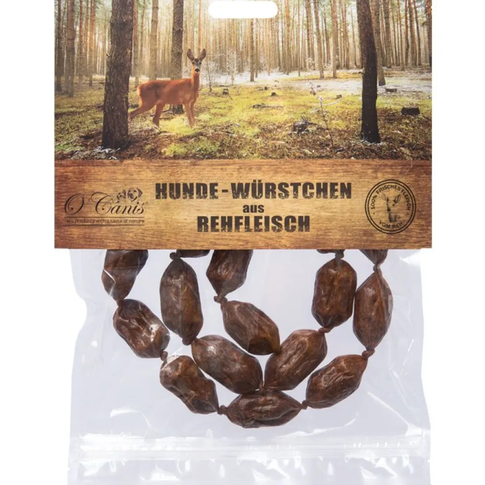 Ocanis Premium Hunde-Würstchen aus Rehfleisch 100g