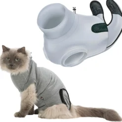 OP-Body für Katzen, grau