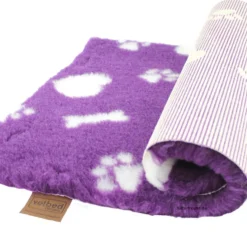 Original Vetbed® Isobed SL purple Hearts Paw+Bones