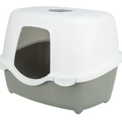 Outdoor Katzentoilette Davio Top, 56x39x39cm, salbei/weiß
