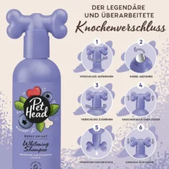 Pet Head Berry Bright, Whitening Shampoo, 300ml