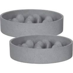 Petlando Bamboo Napf Anti-Schling, grau