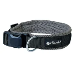 Petlando Magnetech Halsband, anthrazit/schwarz