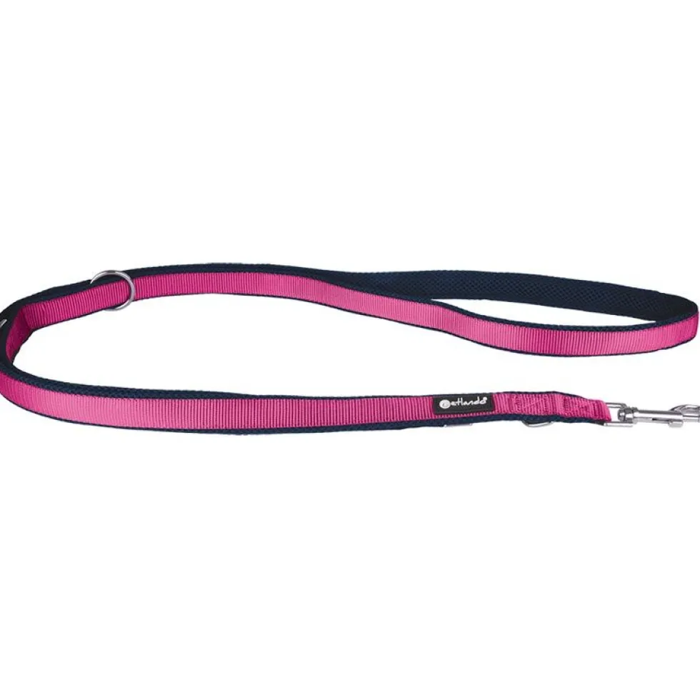 Petlando Magnetech verstellbare Führleine, navy/fuchsia