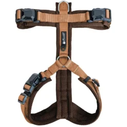 Petlando Magnetech Y-Comfort Geschirr, mokka/cognac