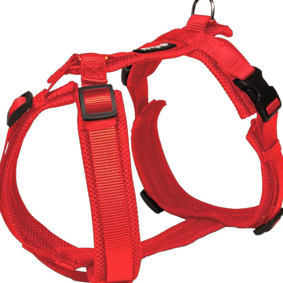 Petlando Mesh Y-Comfort Geschirr, red