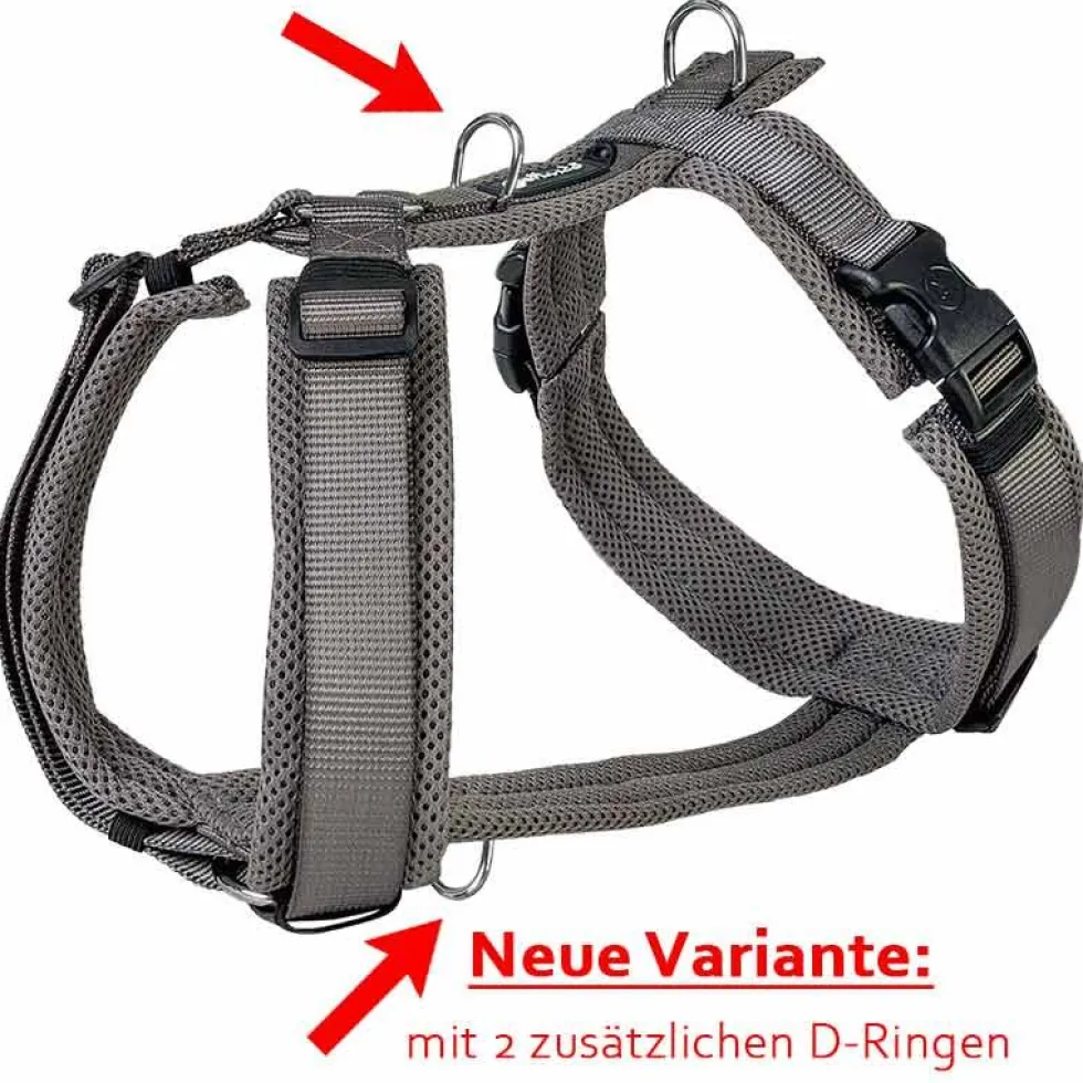 Petlando Mesh Y-Comfort Geschirr, anthrazit