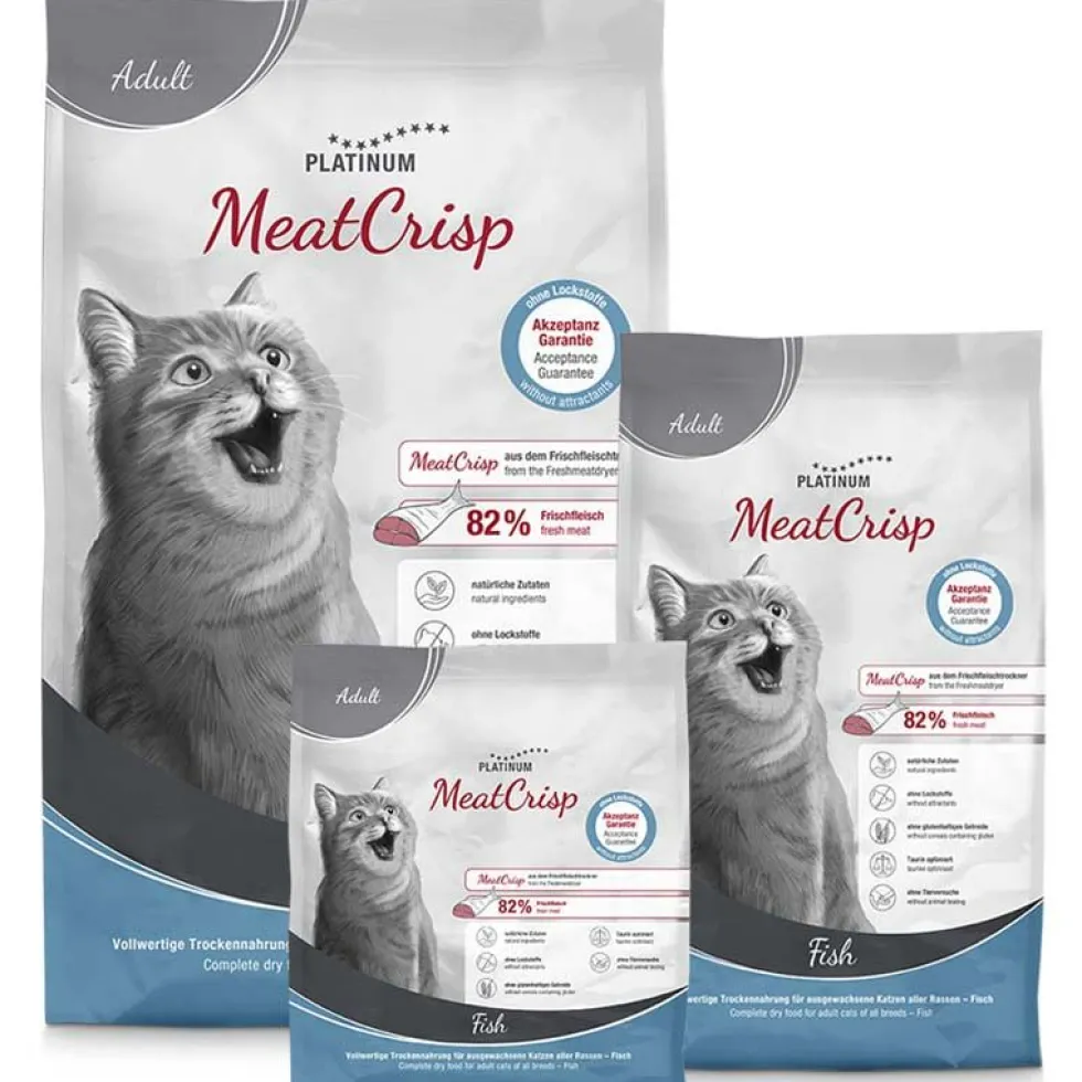 Platinum Katze MeatCrisp Adult Fish
