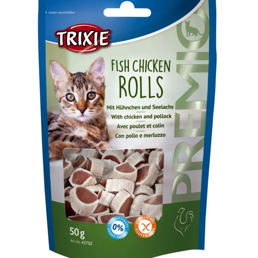 Premio Rolls, Hühnchen/Seelachs, 50g