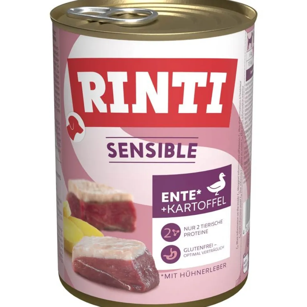 Rinti Sensible Ente, Hühnerleber u. Kartoffel 400g