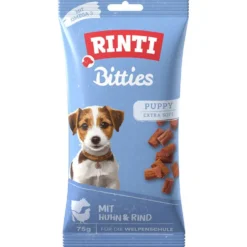 Rinti Snack Bitties Puppy Huhn & Rind 75g