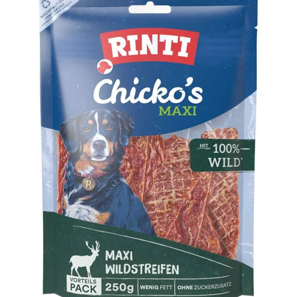 Rinti Snack Chickos MAXI Wildstreifen 250g