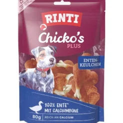 Rinti Snack Chickos PLUS Entenkeulchen 80g