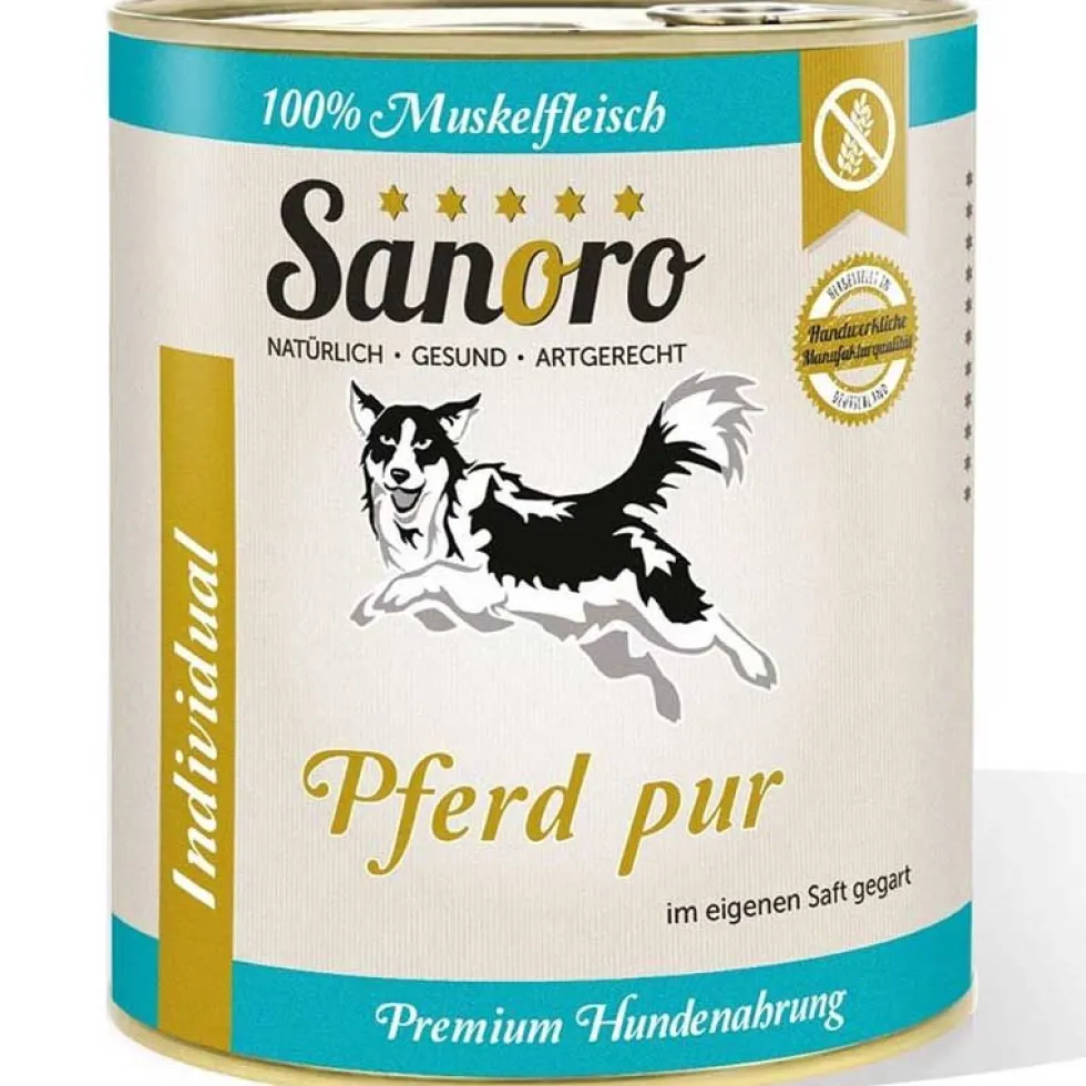 Sanoro Pures Muskelfleisch Pferd pur 800g