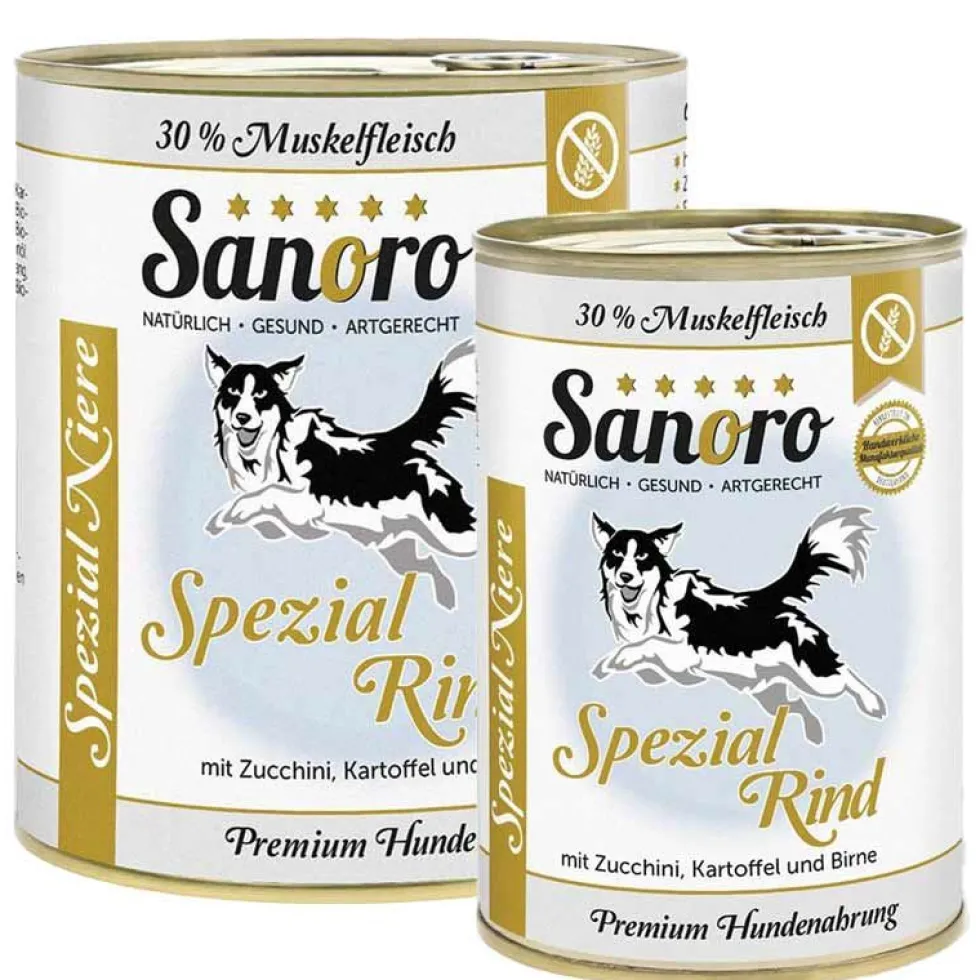 Sanoro Spezial Niere Bio-Rind mit Zucchini+Kartoffel+Birne