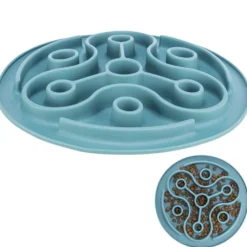 Slow Feeding Futtermatte, TPE, 28 cm, blau