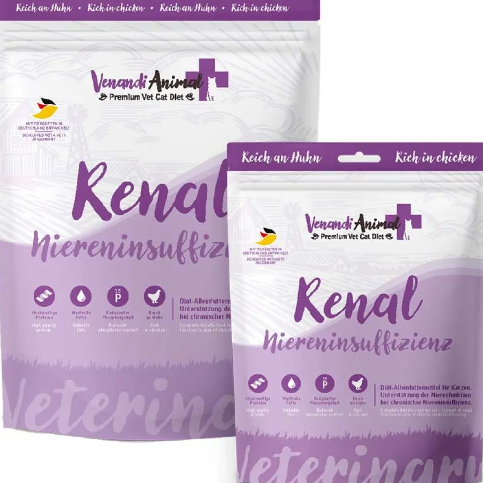 Venandi Animal Vet-Diät-Renal-Niereninsuffizienz- Huhn
